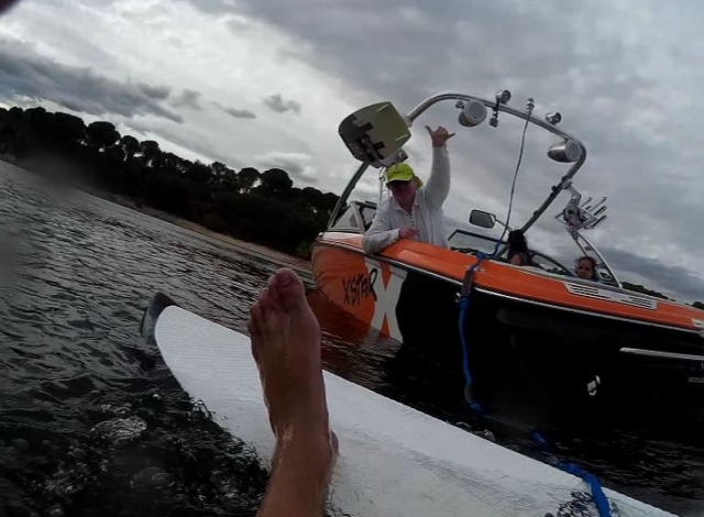  Unterstützung vom Boot 